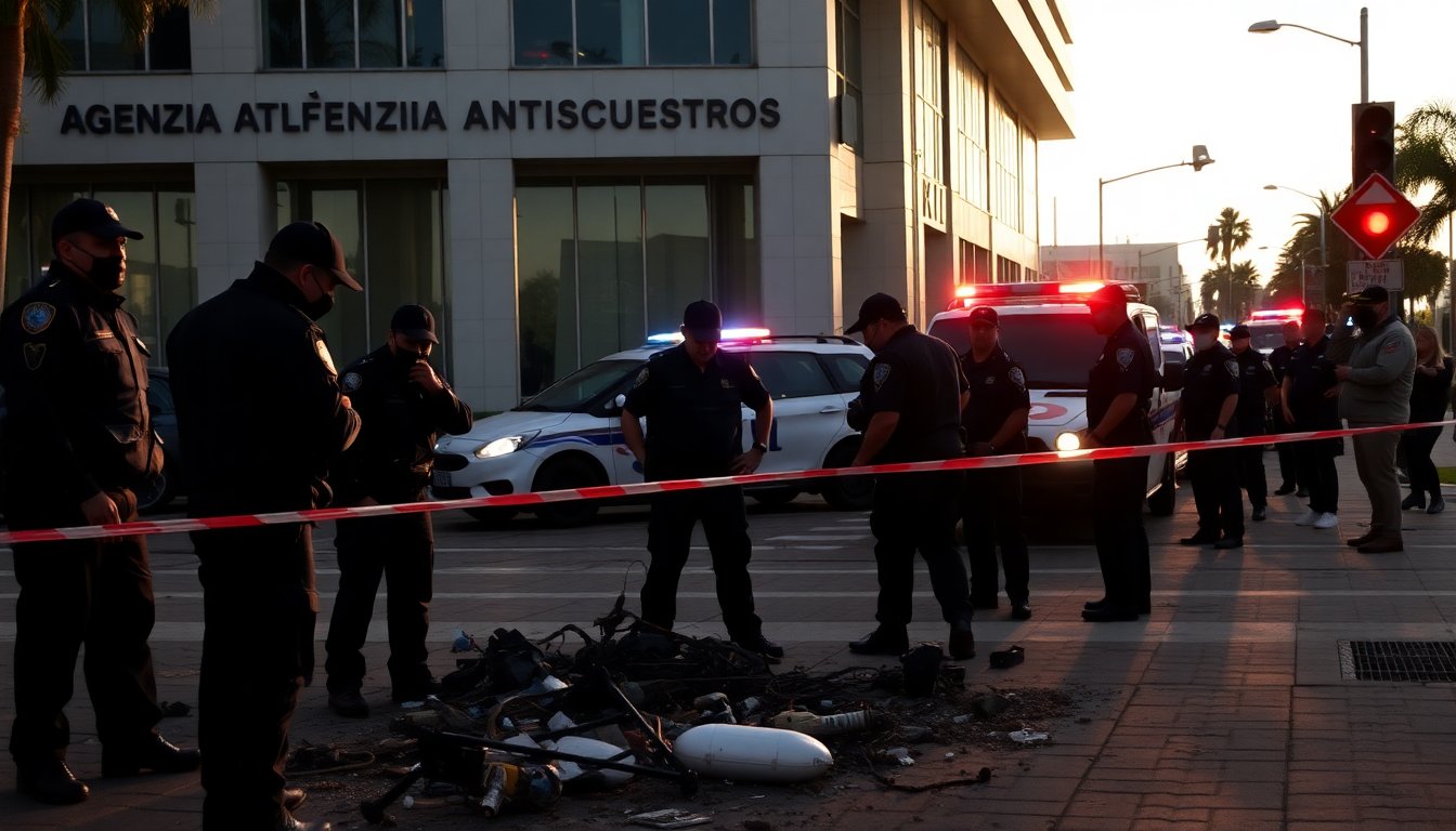 Tijuana investiga vínculos con el terrorismo tras ataque explosivo a unidad anti-secuestros