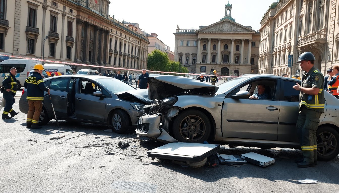 Tragico incidente stradale in centro città