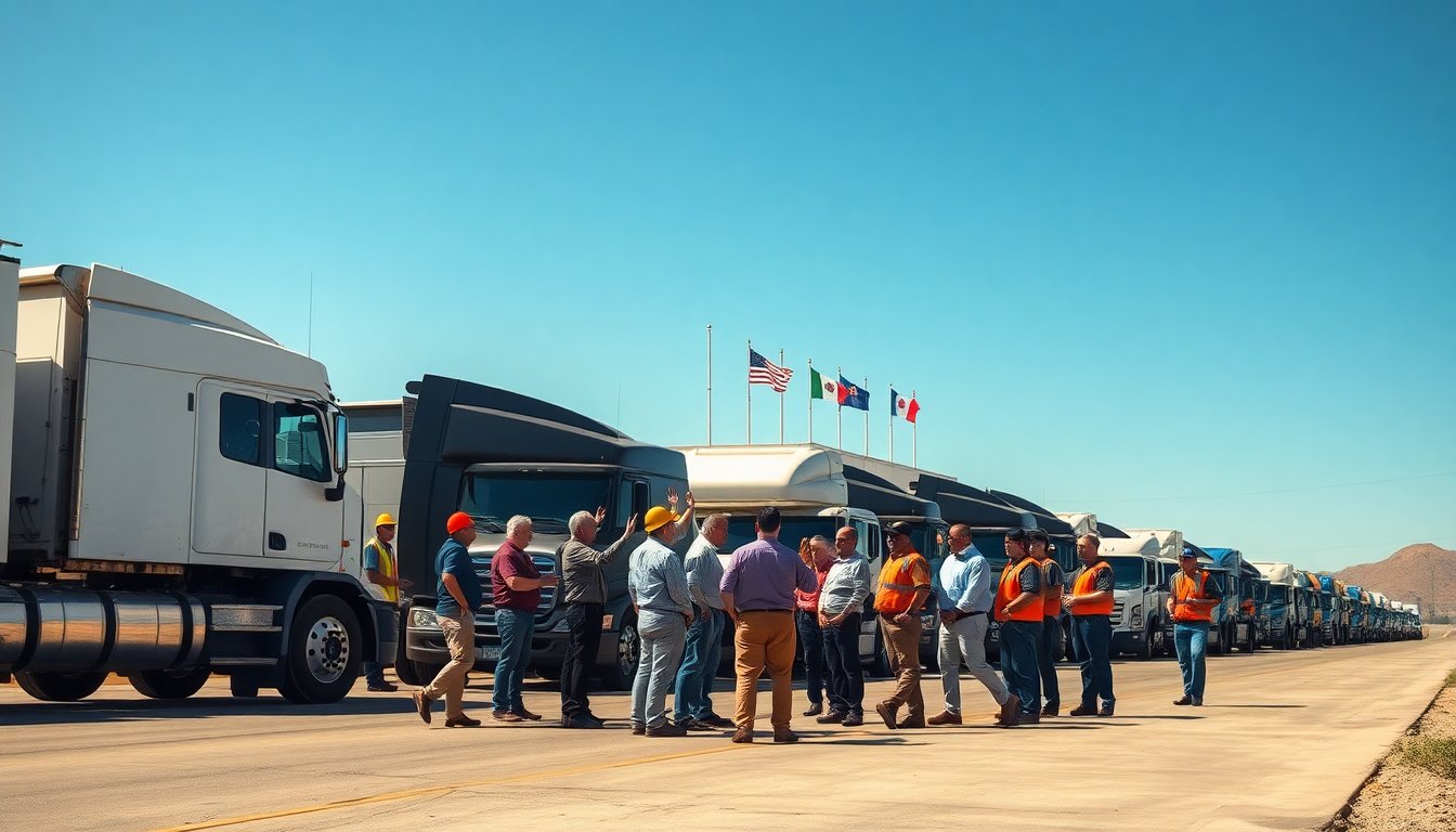 Acuerdo entre transportistas y agricultores reabre la frontera de Nogales: ¿Qué significa para el comercio?