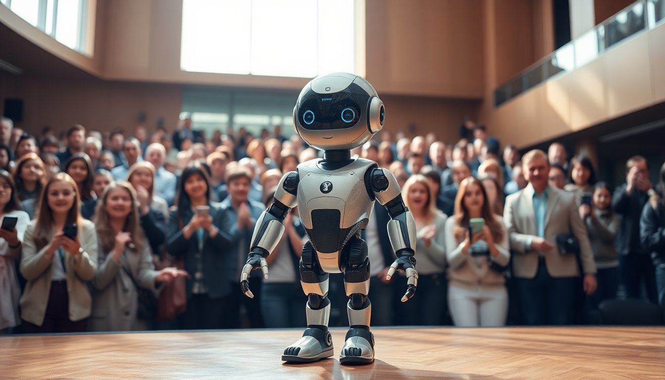 AIdol: El Impactante Primer Robot Humanoide Ruso que Causó Sensación Tras su Caída en la Presentación