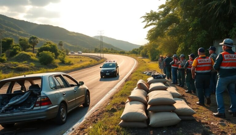 Ataque Violento en la Vía Panamericana: Impacto de un Retén Ilegal