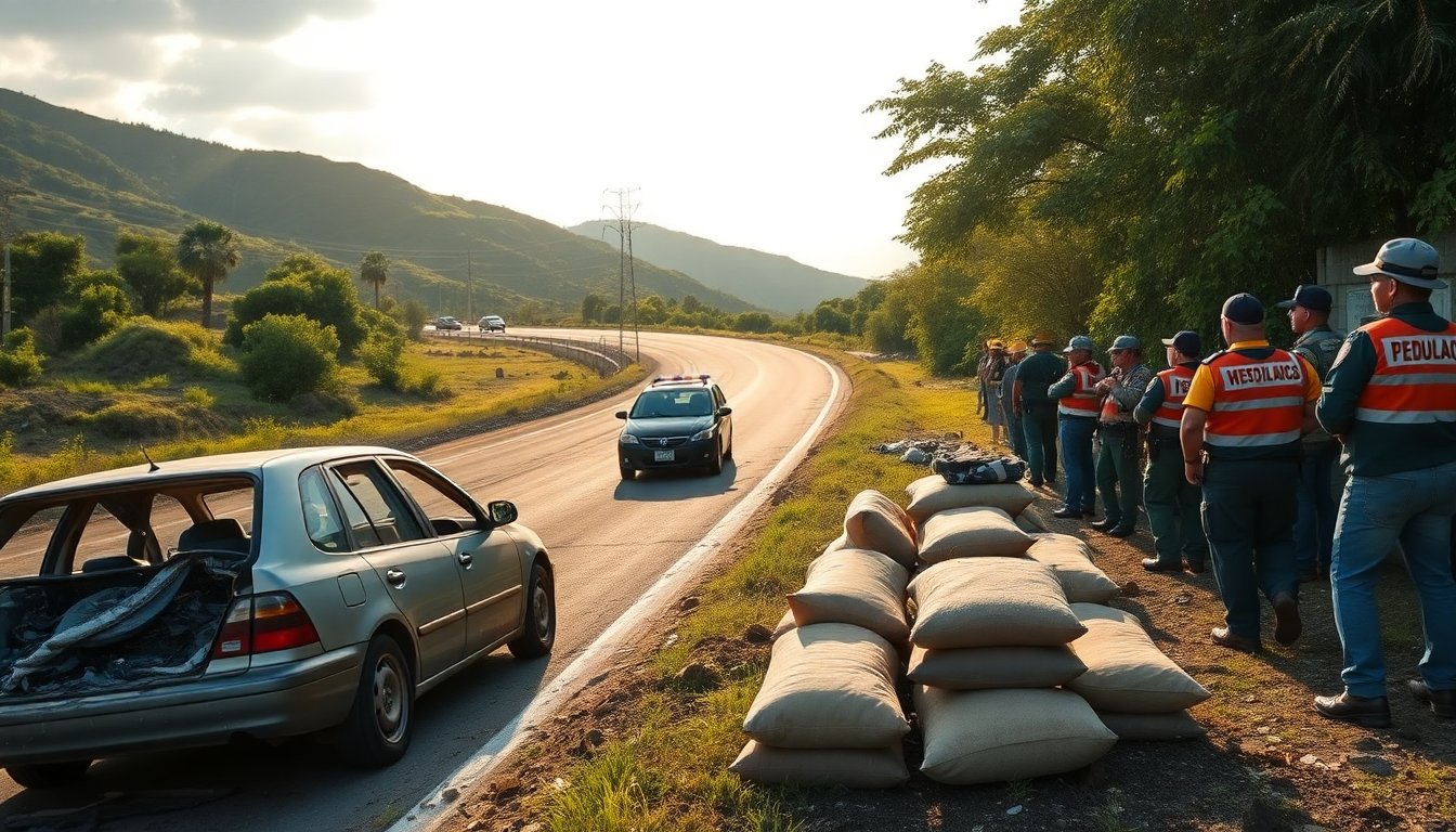 Ataque Violento en la Vía Panamericana: Impacto de un Retén Ilegal
