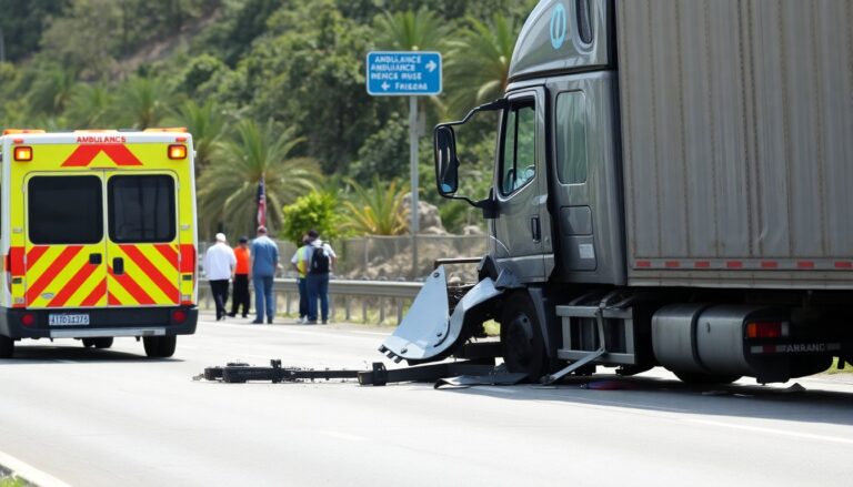 Trágico choque en Antioquia: ambulancia colisiona con camión de carga