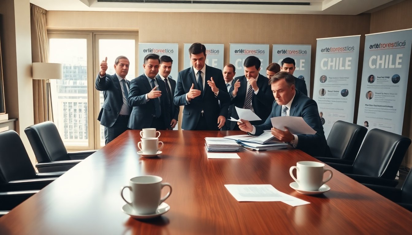 Crisis y Tensión en la Derecha Chilena Previo a las Elecciones Presidenciales