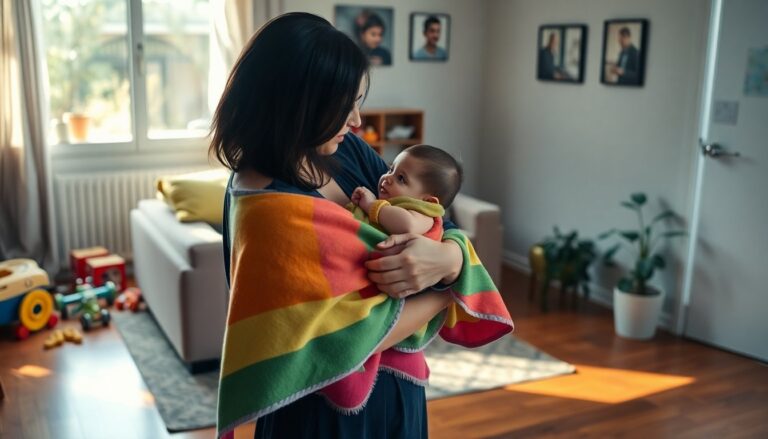 El emotivo viaje de una madre hacia la maternidad con su hija arcoíris