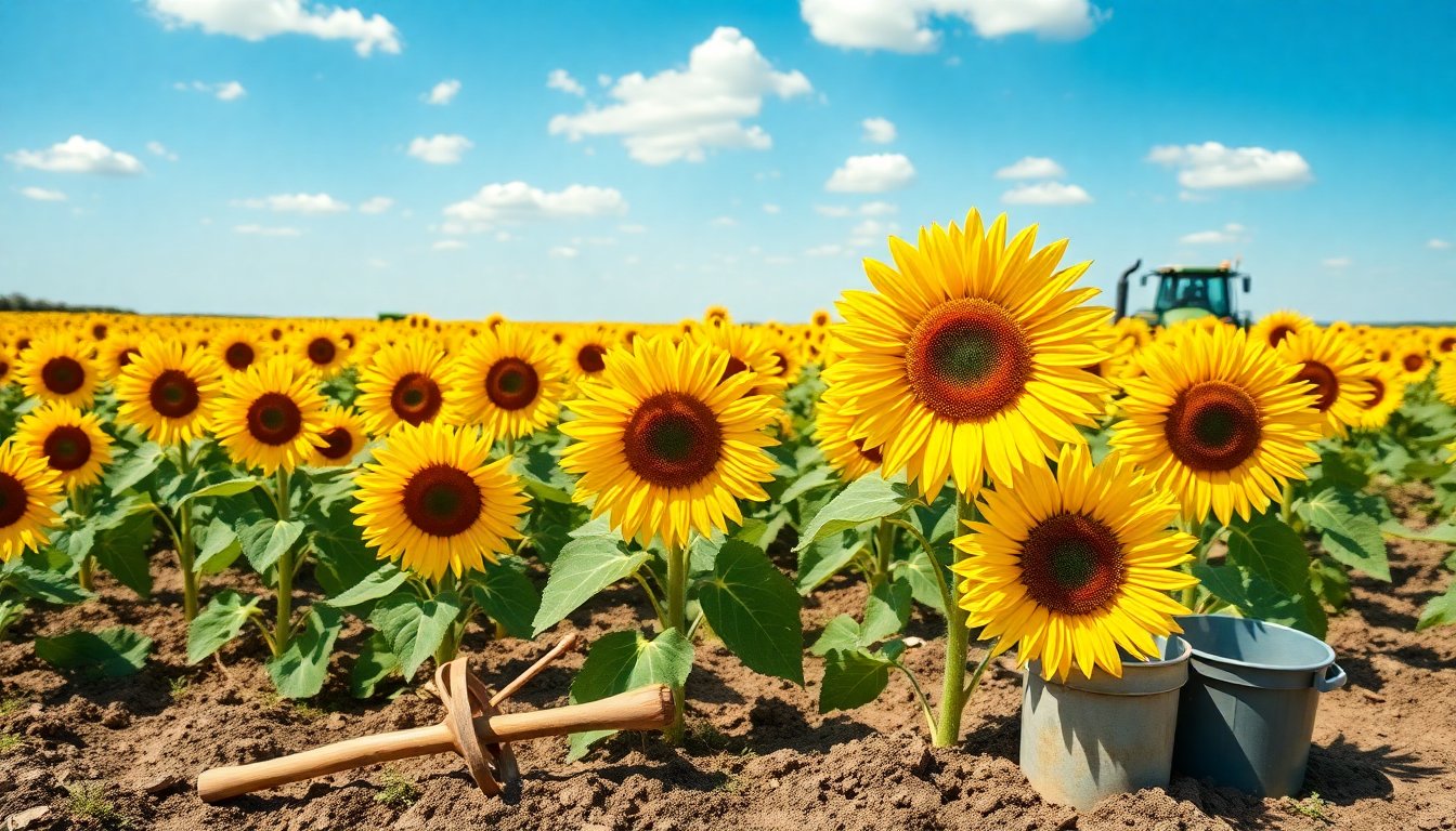 El girasol: clave en la estrategia de canje de insumos agrícolas