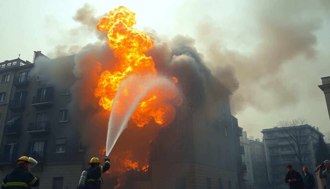 Incendio a Milano: evacuazione e danni ingenti in un condominio