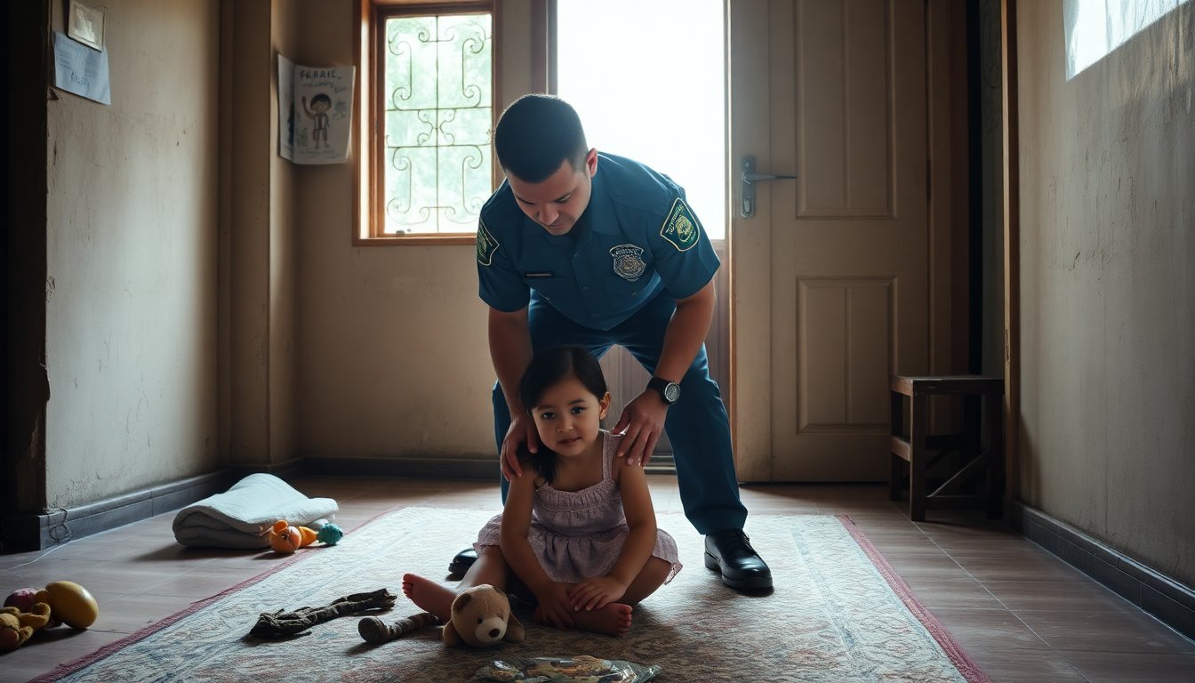 Niña de 4 años es rescatada tras un conmovedor caso de abandono en Medellín