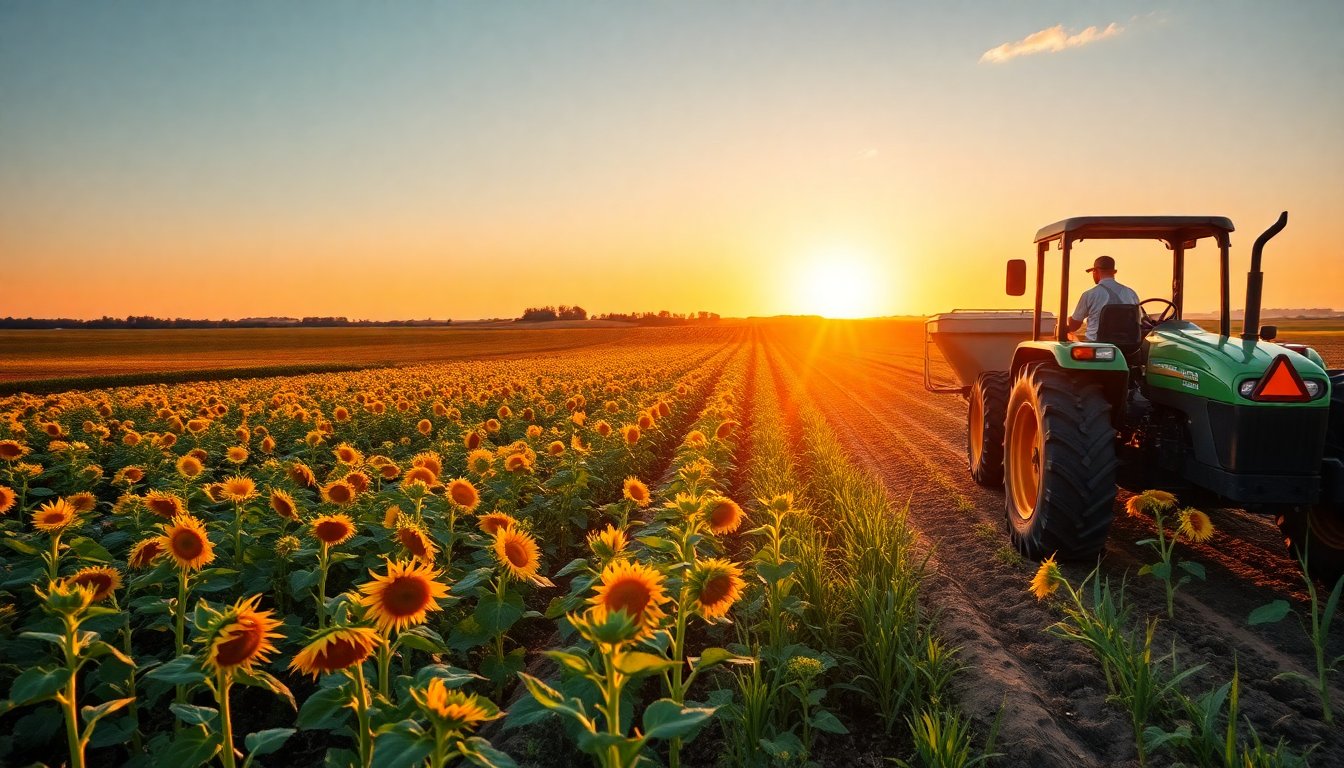 Optimización de Cultivos: Sustitución del Girasol por Insumos Eficientes en la Agricultura