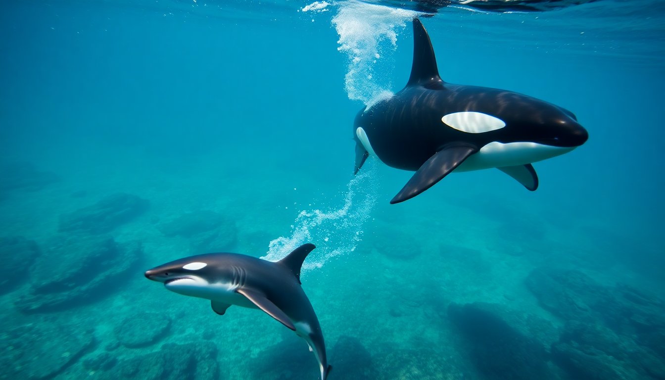 Orcas de la costa mexicana: Innovadoras estrategias para cazar tiburones blancos jóvenes