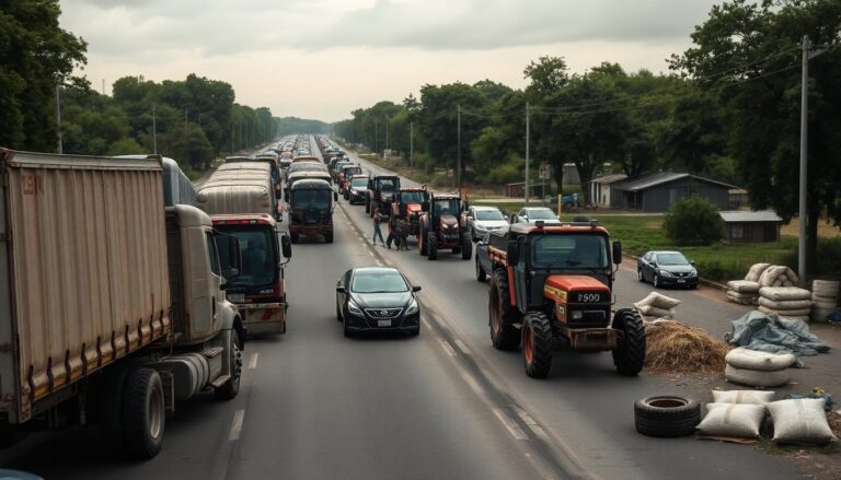 Protestas de transportistas y agricultores en México: Inseguridad y precios bajos en el punto de mira