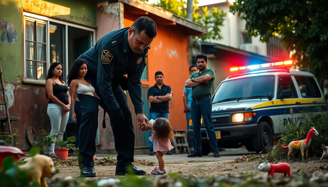 Rescate emocionante de una niña abandonada en Medellín: Un acto de valentía y esperanza