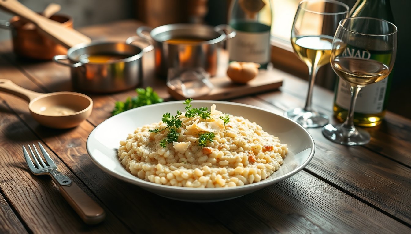 Scopri il risotto: storia, tecnica e sapori del piatto italiano per eccellenza