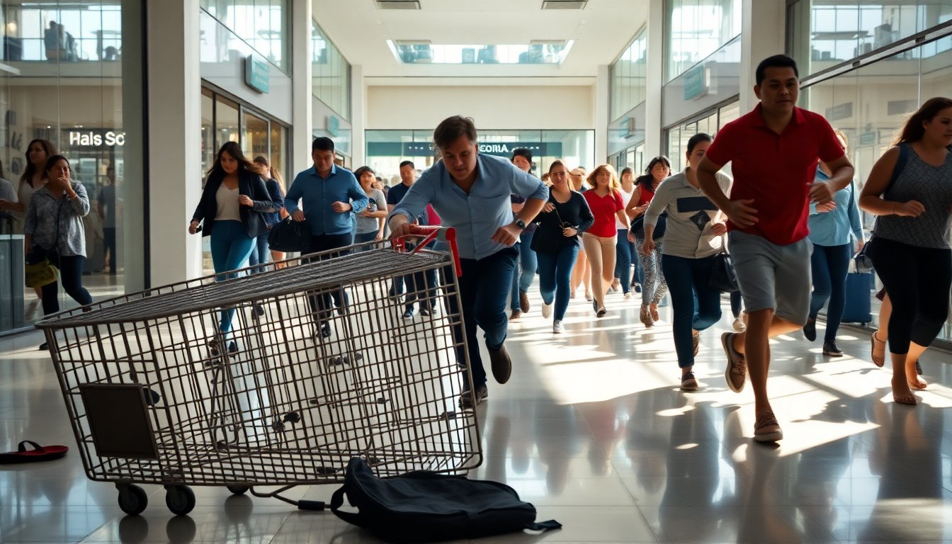 Tiroteo en Bucaramanga: Caos y pánico en centro comercial por intento de robo