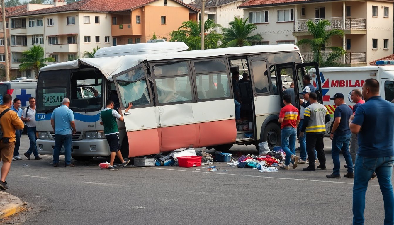 Accidente de autobús en Santa Elena: causas, detalles y consecuencias del suceso