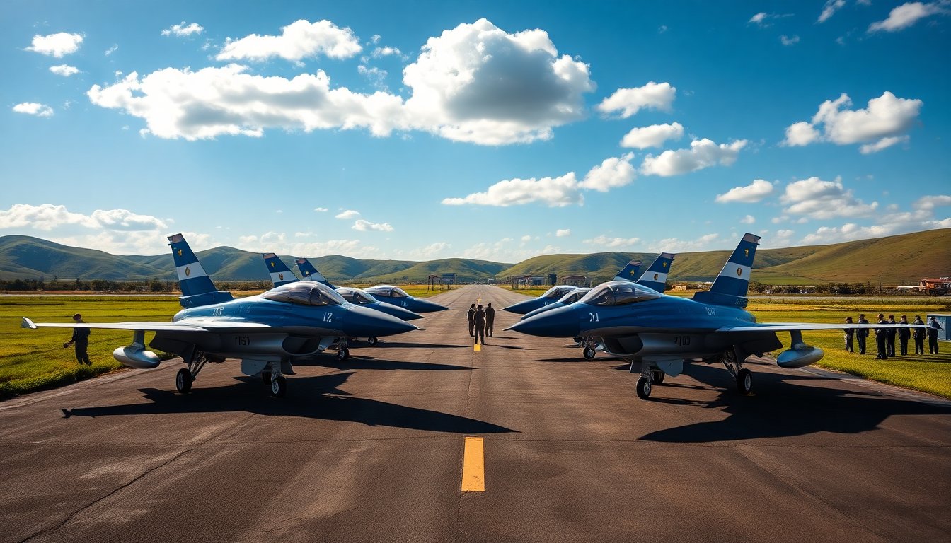 Argentina recibe los aviones F-16 de Dinamarca para fortalecer su fuerza aérea