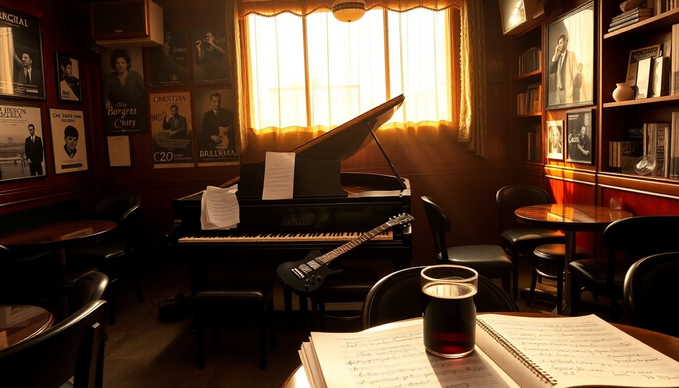 Charly García y Borges: Una Noche Mágica de Música y Literatura en un Bar Icónico