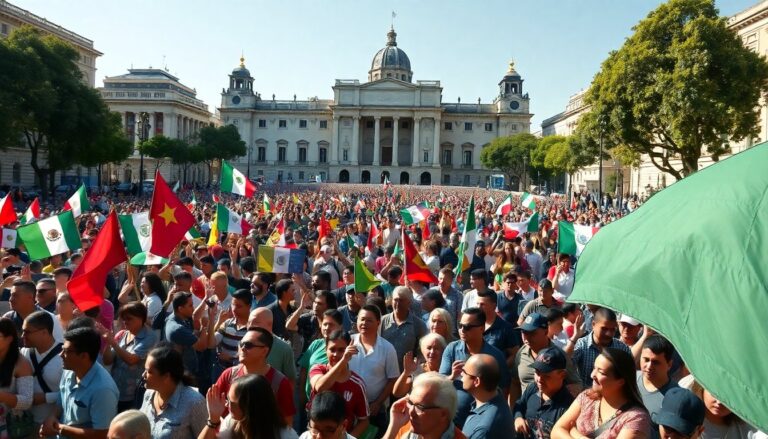 Claudia Sheinbaum responde a críticas sobre la asistencia en el Zócalo