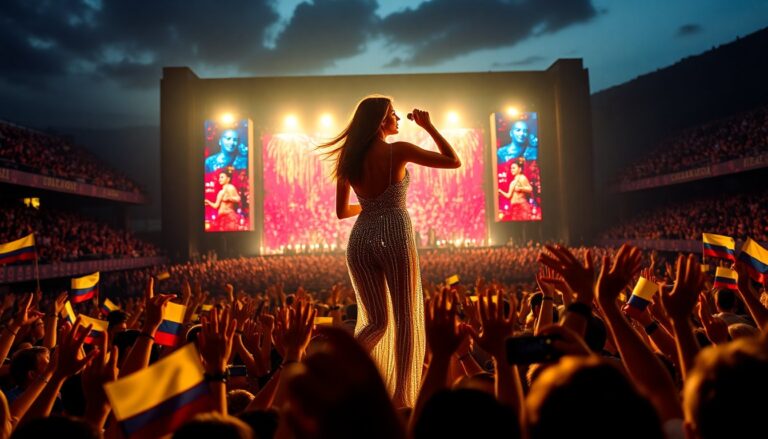 Dua Lipa Rinde Tributo a Shakira en Concierto Épico en Colombia