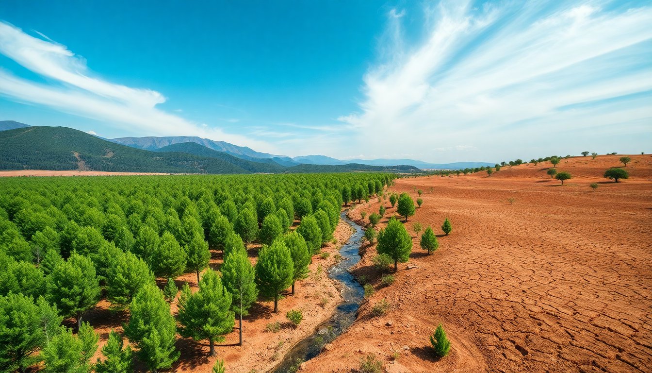 El Efecto del Programa de Reforestación en el Ciclo del Agua en China: Beneficios y Retos