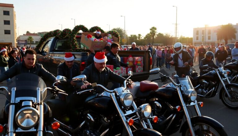 Motociclistas de Hermosillo organizan colecta navideña de juguetes para niños