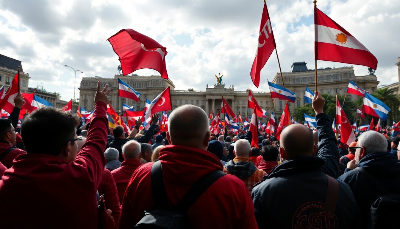 Movilización de la CGT: Oposición a la Reforma Laboral en Argentina