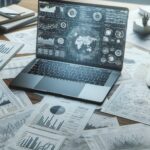 Jovenes analizando finanzas e inversiones modernas