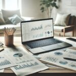 Jovenes analizando finanzas e inversiones