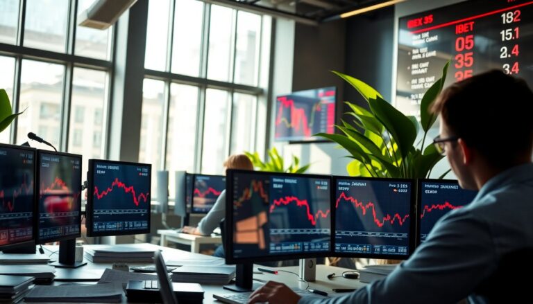 el ibex 35 cae un 06 debido a la presion de los sectores bancario y de materiales 1760048200