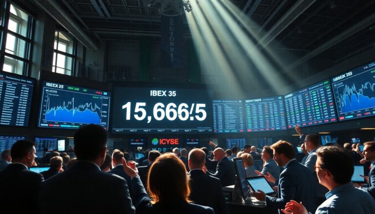 el ibex 35 sube un 048 gracias al clima politico favorable en francia 1760655279