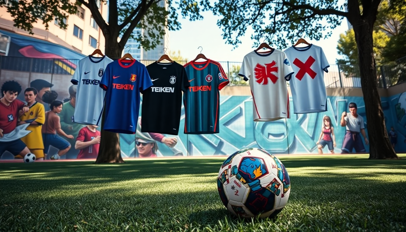 la collezione di maglie da calcio ispirata a tekken un connubio di stili python 1756006829