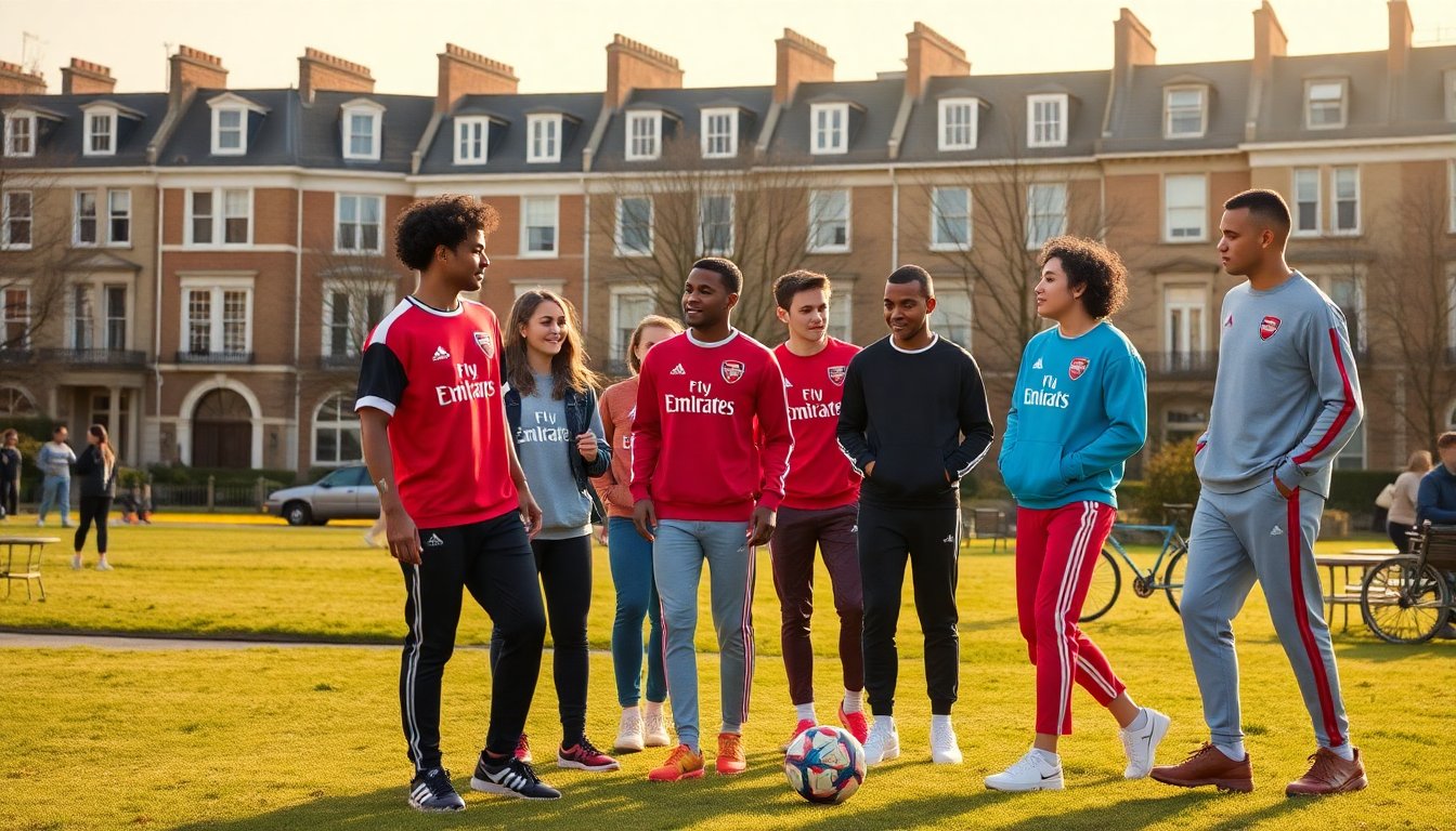 arsenal e adidas la nuova collezione celebra la cultura di londra python 1757086995