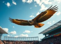 il divertente imprevisto dellaquila mefi durante la partita del ogc nice python 1759214544