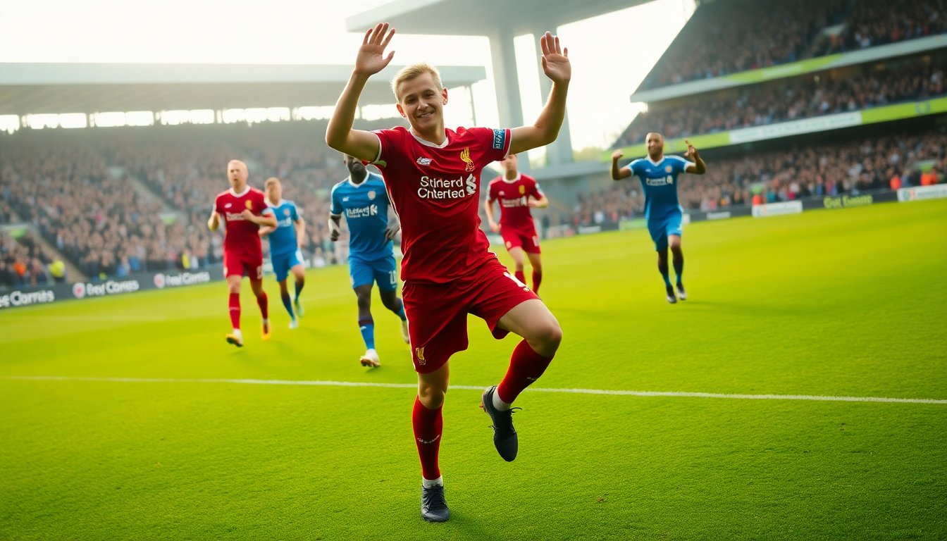 il debutto di alexander isak primo gol in premier league con il liverpool 1764517655