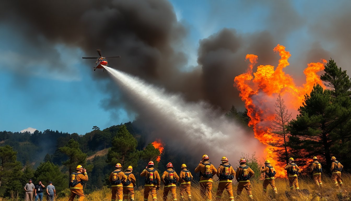 incendio a roma intervento massiccio dei vigili del fuoco 1762038441