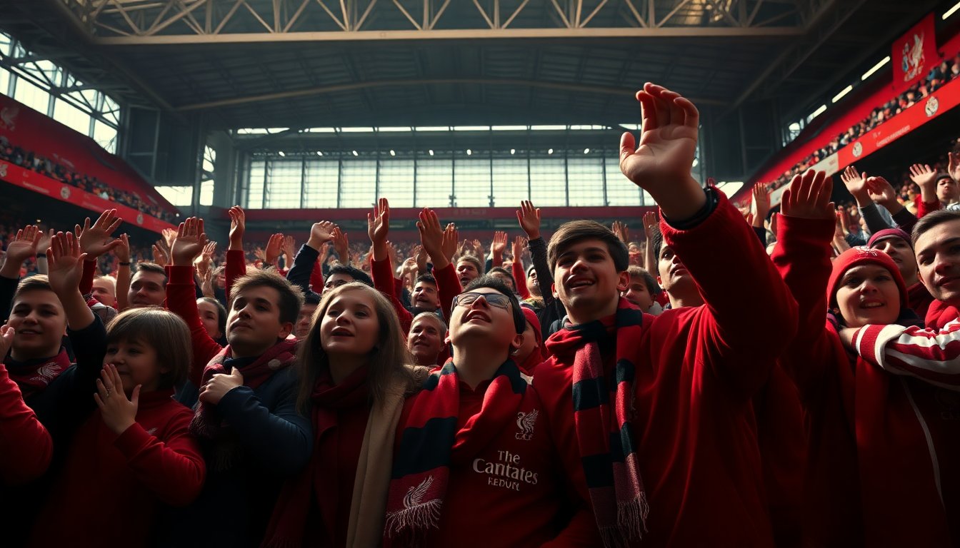 la reazione entusiasta dei tifosi del liverpool su trent alexander arnold 1762341927