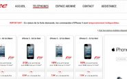 Rupture iphone 5 chez Free