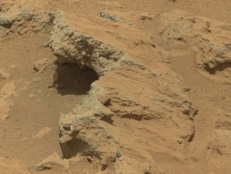 Lit de rivière sur Mars