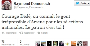 tweet domenech