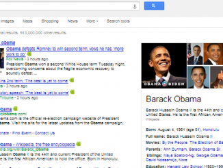 La nouvelle page de recherche de Google