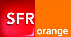Logos SFR et Orange