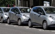 Bluecar de Bolloré utilisé en Autolib à Paris