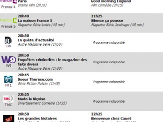 Programme TV du 27 mars 2013