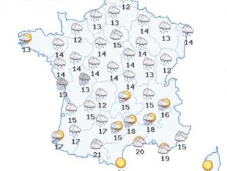Carte météo du 11-04-2013
