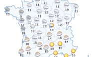 Prévision météo en France, 10 avril 2013