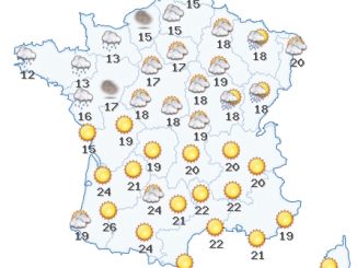 Carte météo du 16 avril 2013