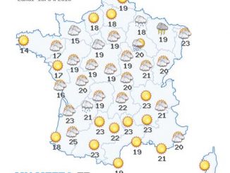 Carte météo France du 15/04/2013