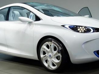 La voiture électrique Zoé de la firme Renault