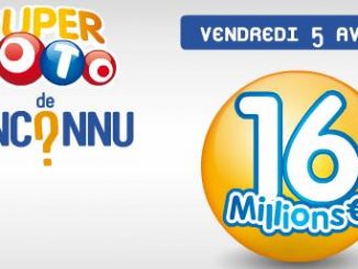Super Loto de l'inconnu organisé par la FDJ