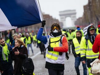 Les gilets jaunes à Paris